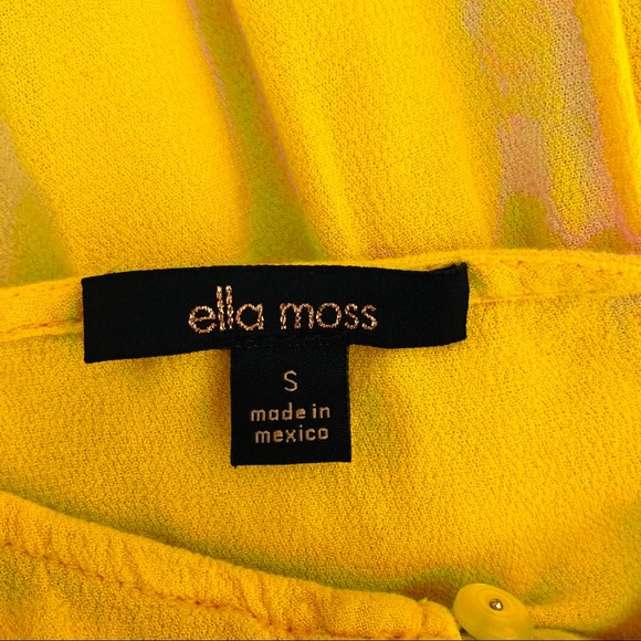 Ella Moss Yellow Stella Maxi Dress - Picture 10 of 10